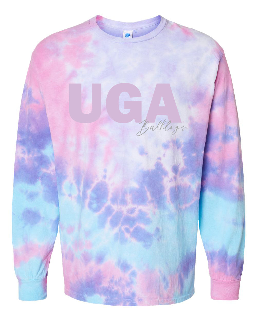 University of Georgia Spring Fling Long Sleeve Tee in Cotton Candy