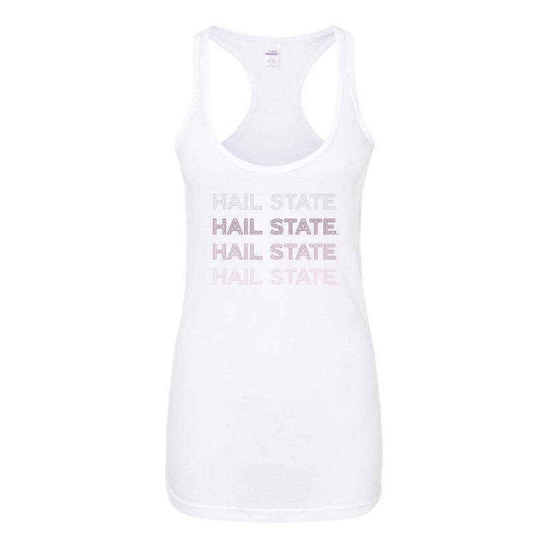 Mississippi State University Neon Nights Women's Racerback Tank Top in White
